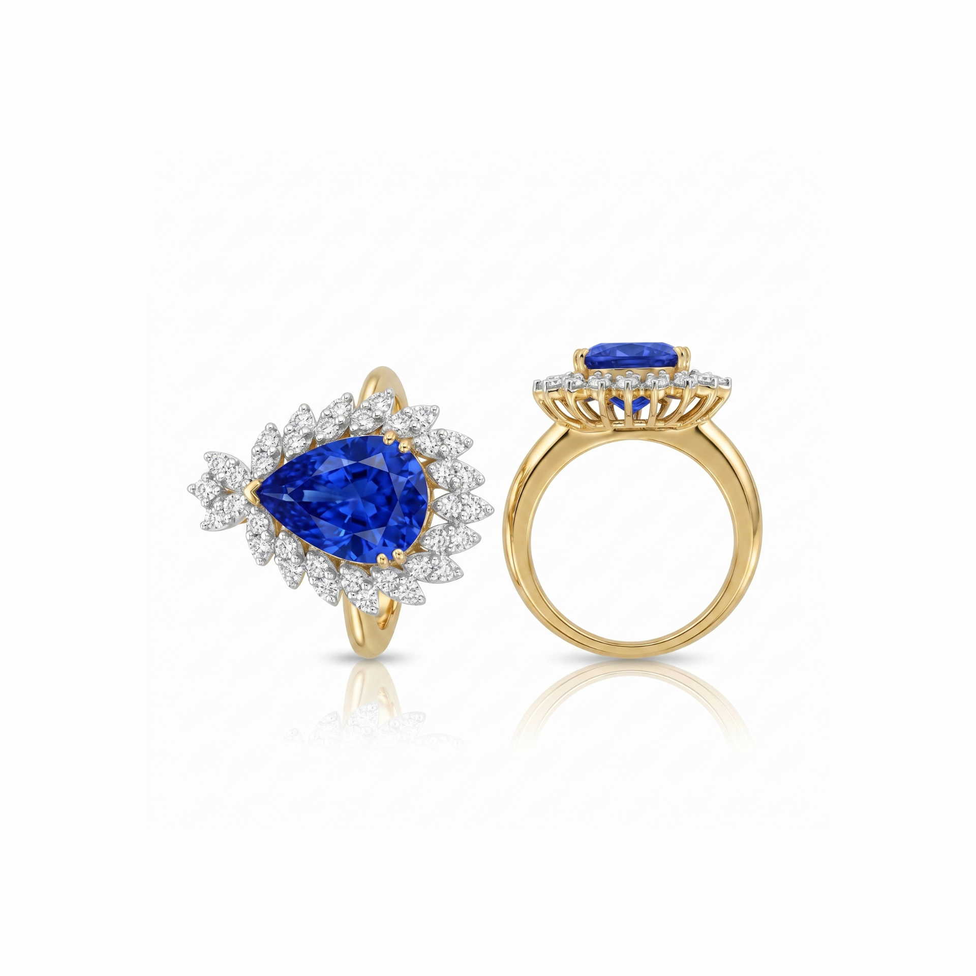 Sapphire Sovereign Lab Grown Gemstone Ring