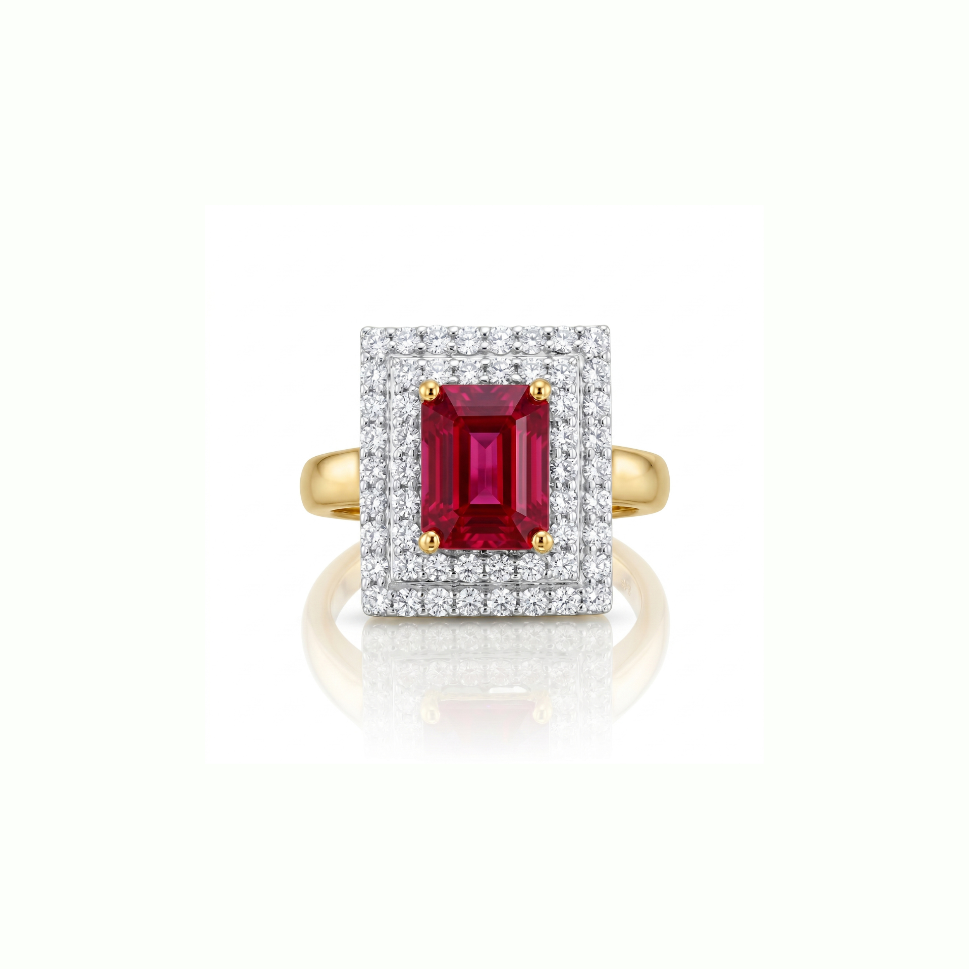Radiant Legacy Lab Grown Gemstone Ring