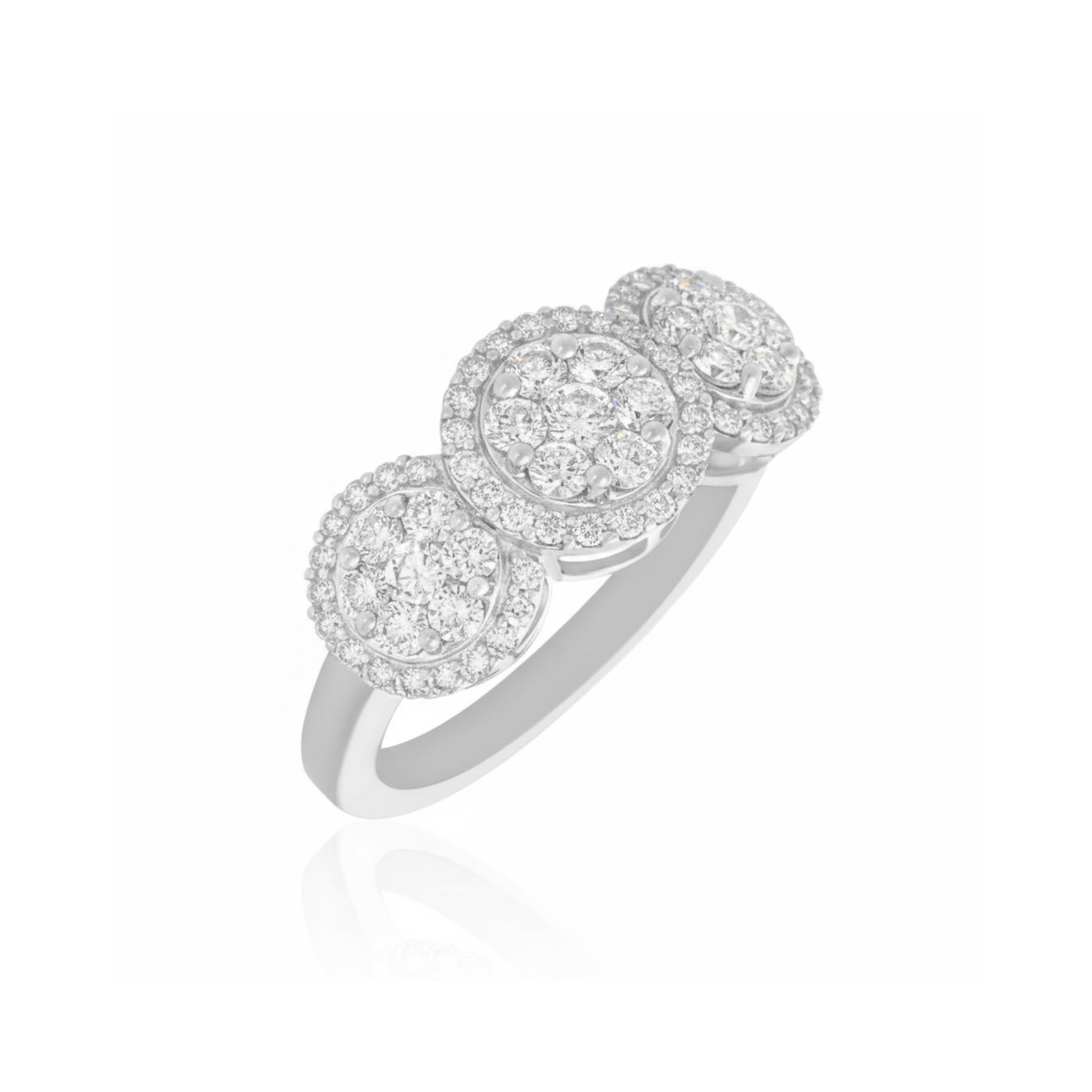 Milestone Trio Lab Grown Diamond Ring