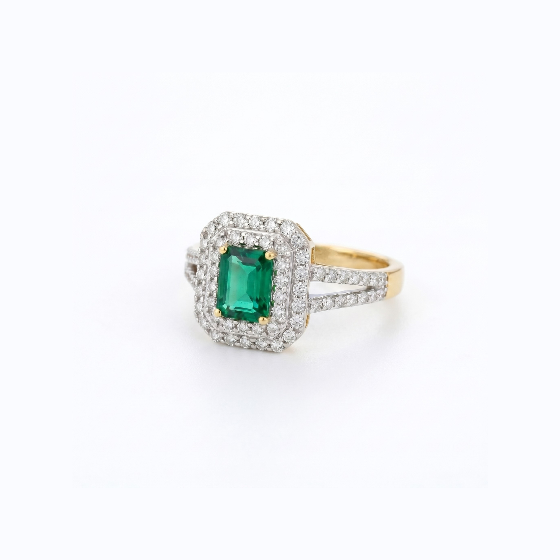 Radiant Legacy Lab Grown Gemstone Ring