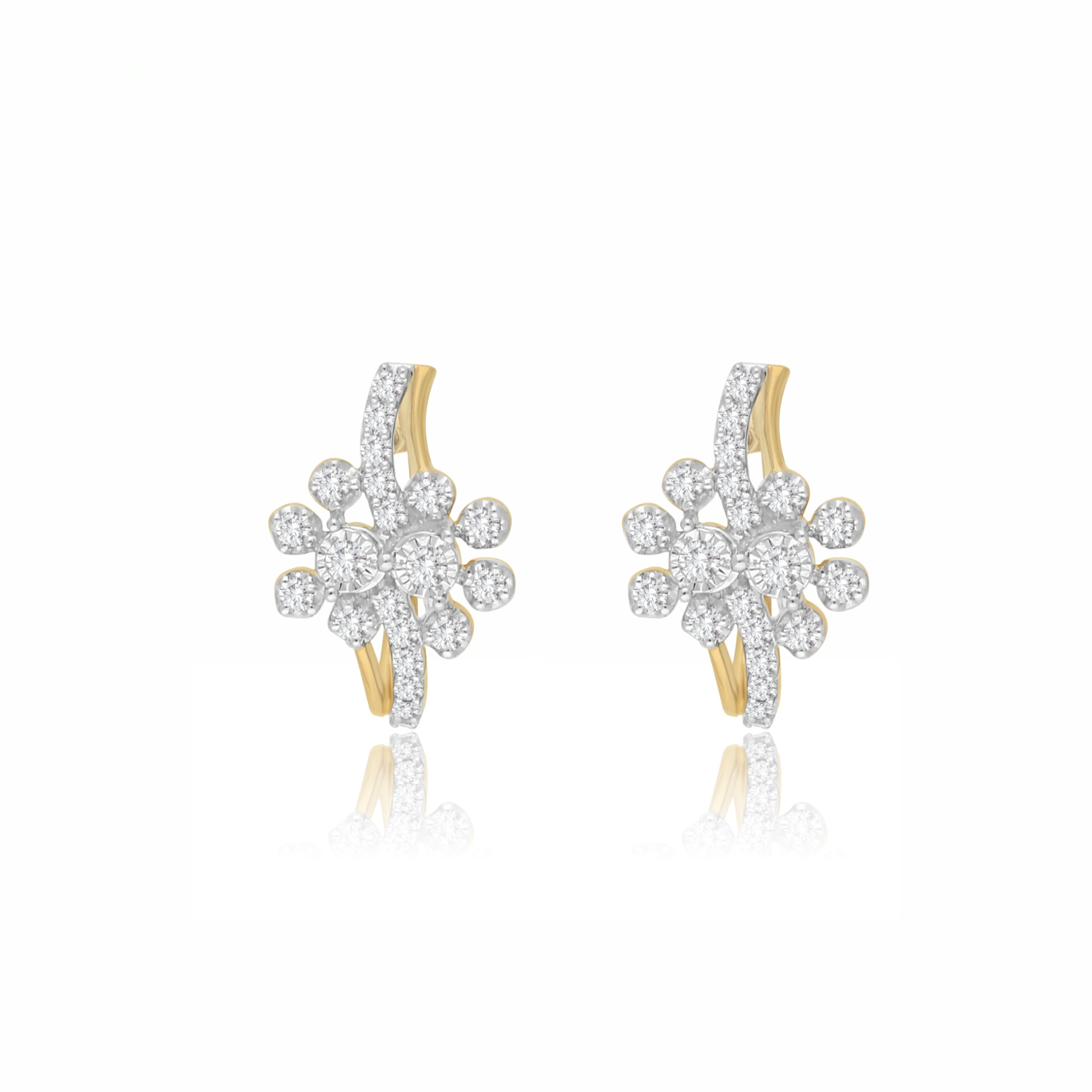 Bloom Burst Lab Grown Diamond Earrings