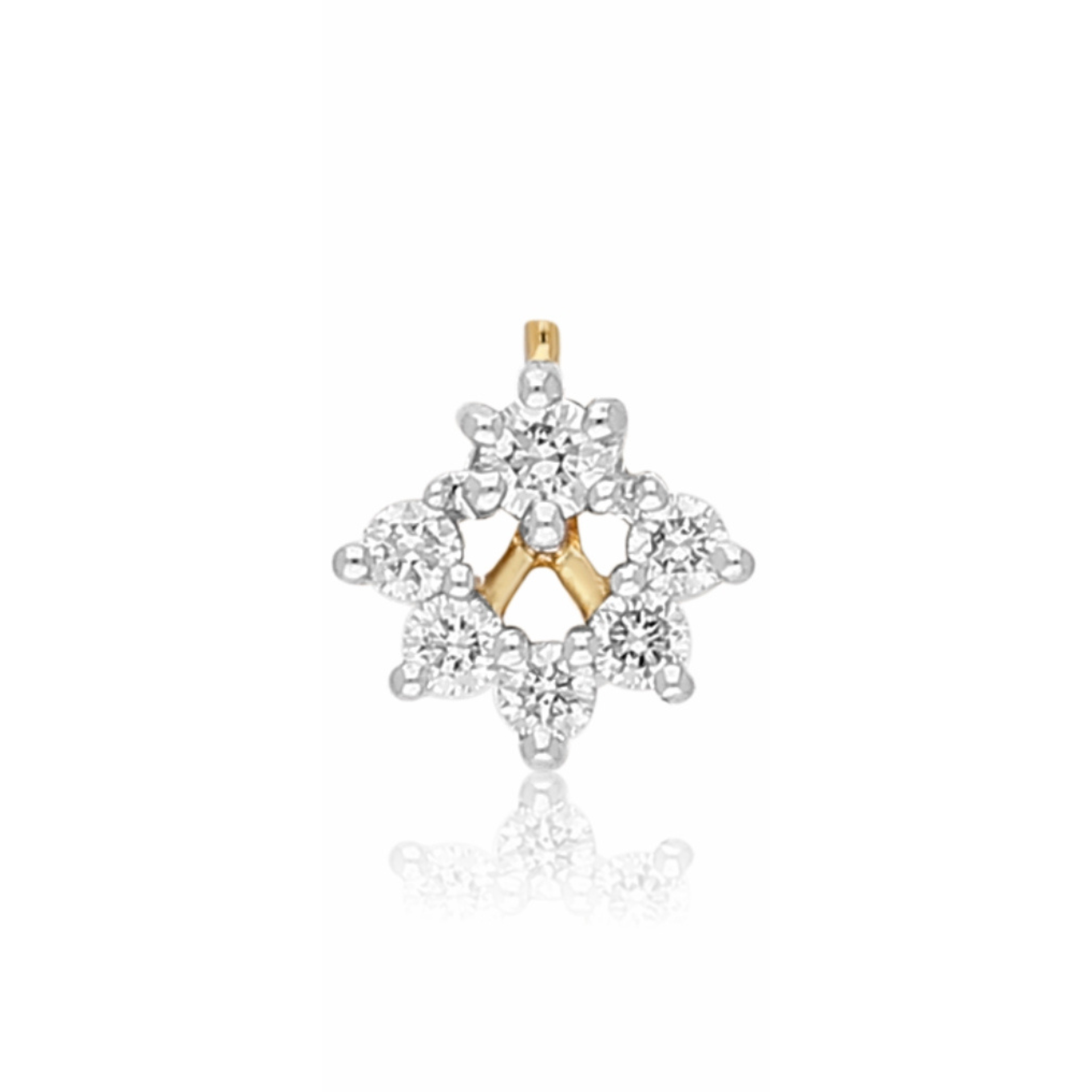 Twinkle Petal Lab Grown Diamond Nosepin