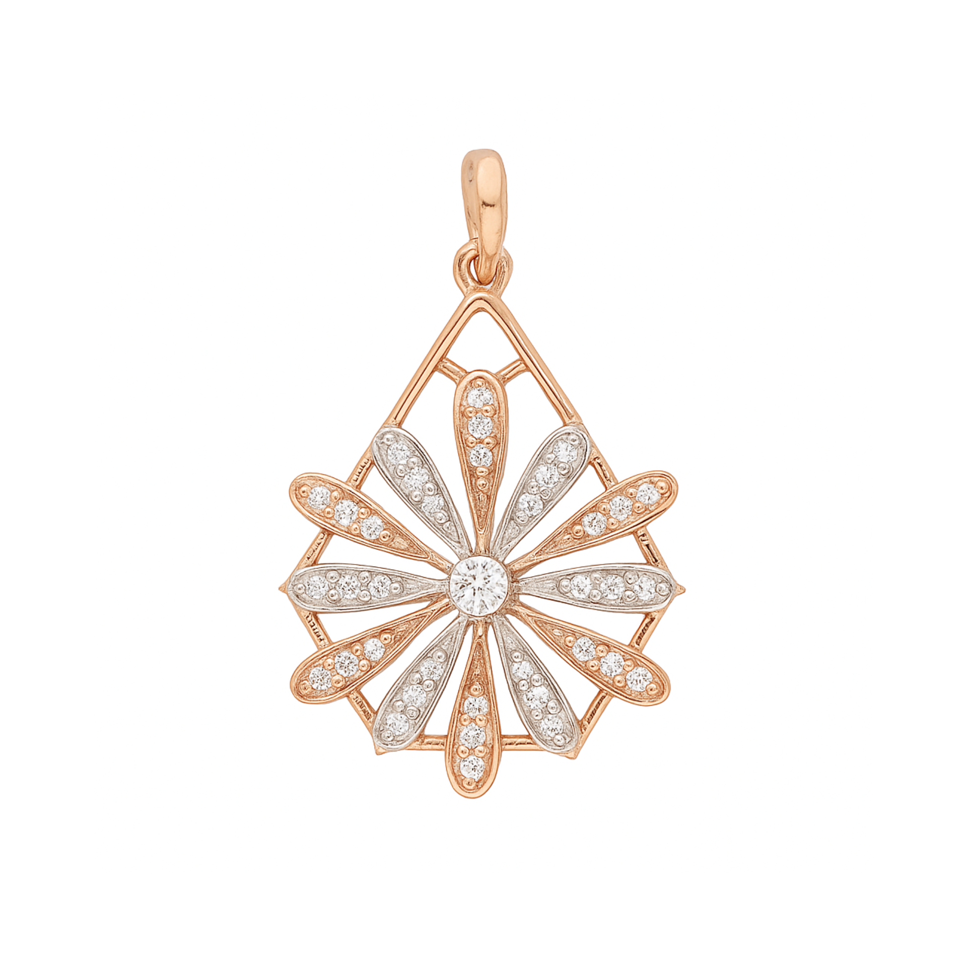 Starlit Marigold Lab Grown Diamond Pendant