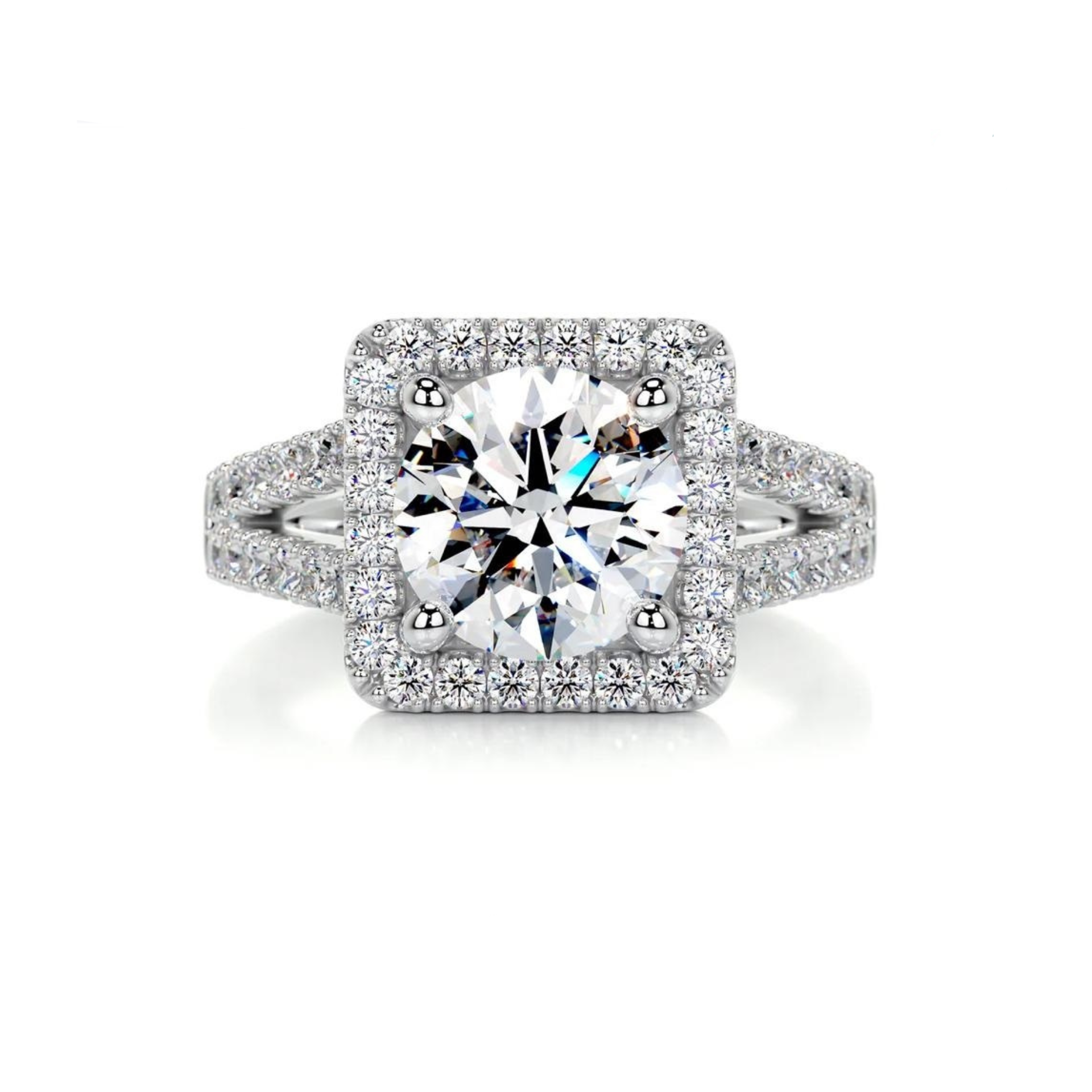 Empire Glow Solitaire Lab Grown Diamond Ring