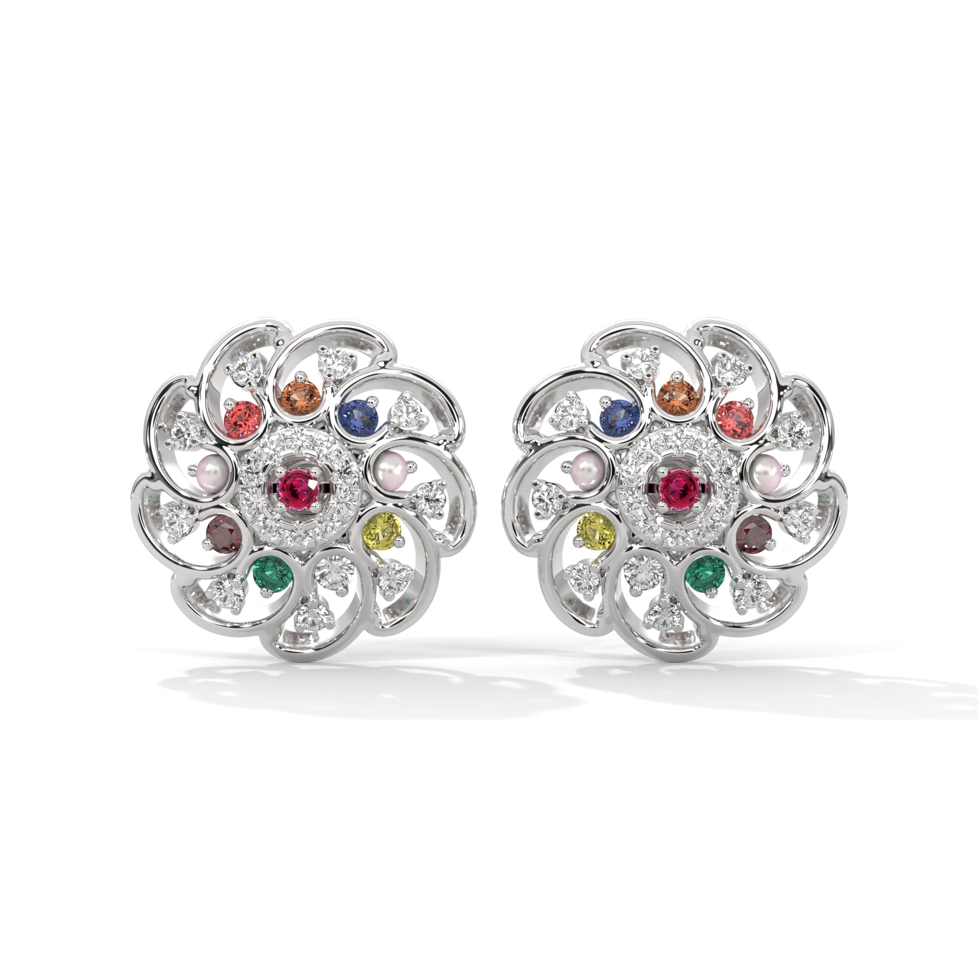 Solar Bloom Lab Grown Diamond Studs