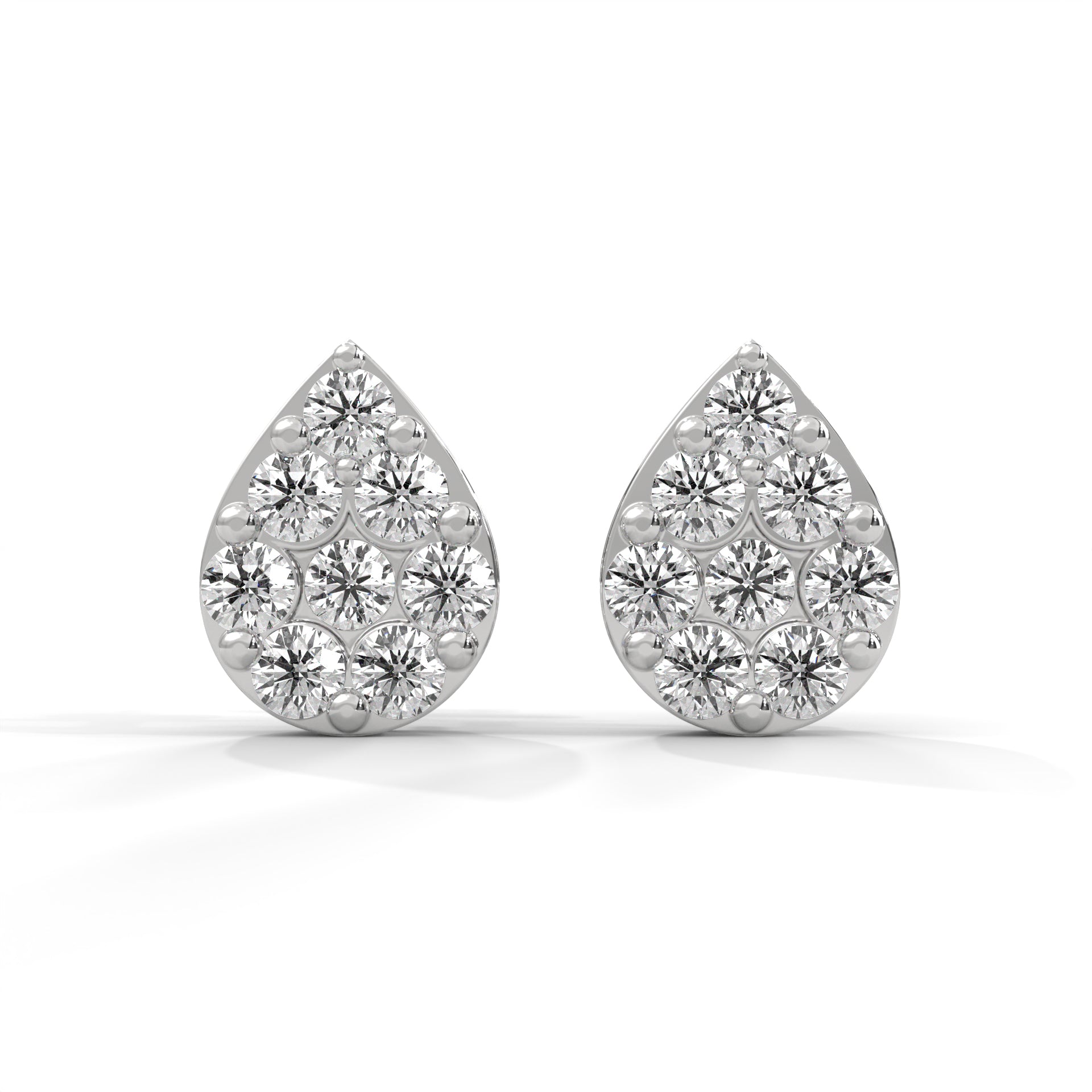 Luminous Teardrop Lab Grown Diamond Earrings