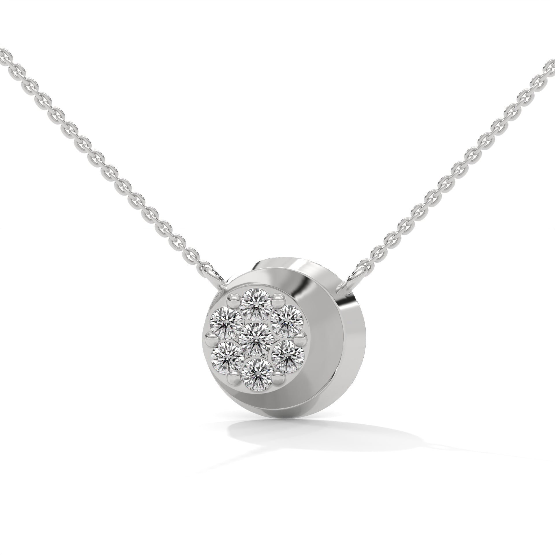 Celestial Cluster Lab Grown Diamond Pendant