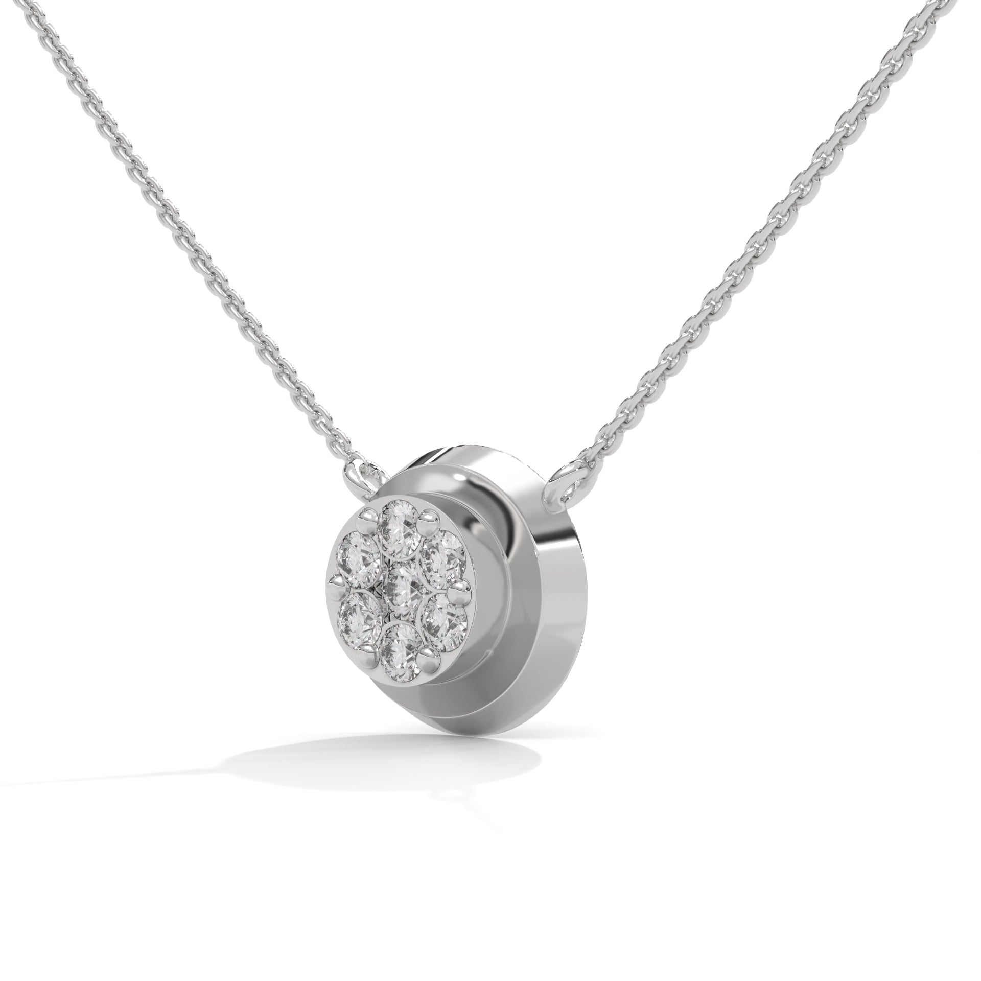 Celestial Cluster Lab Grown Diamond Pendant