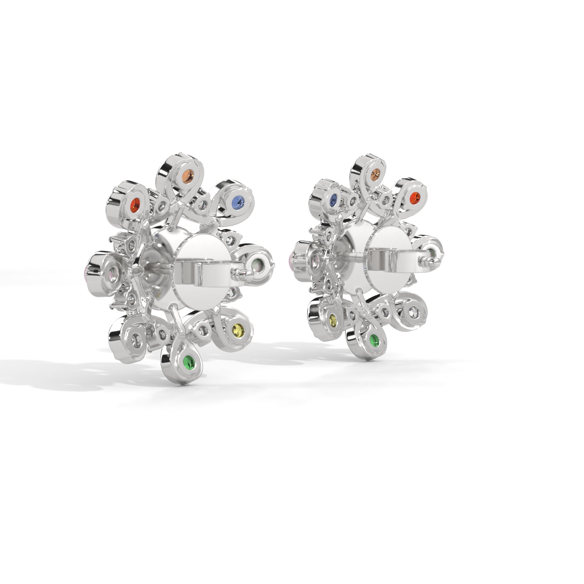 Swirling Lab Grown Diamond Harmony Studs