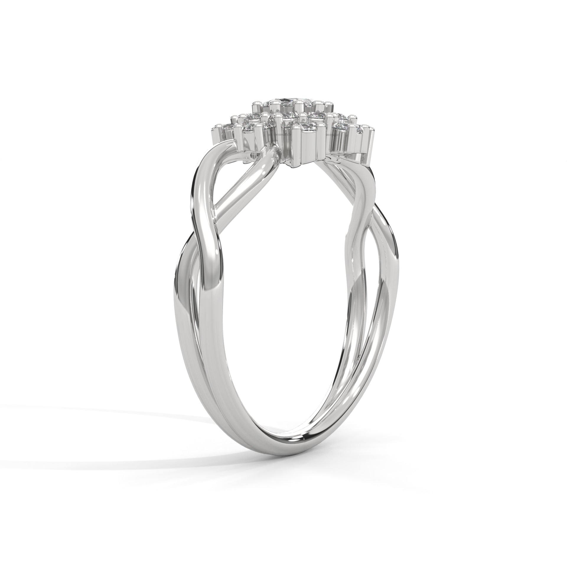 Celestial Blossom Lab Grown Diamond Ring