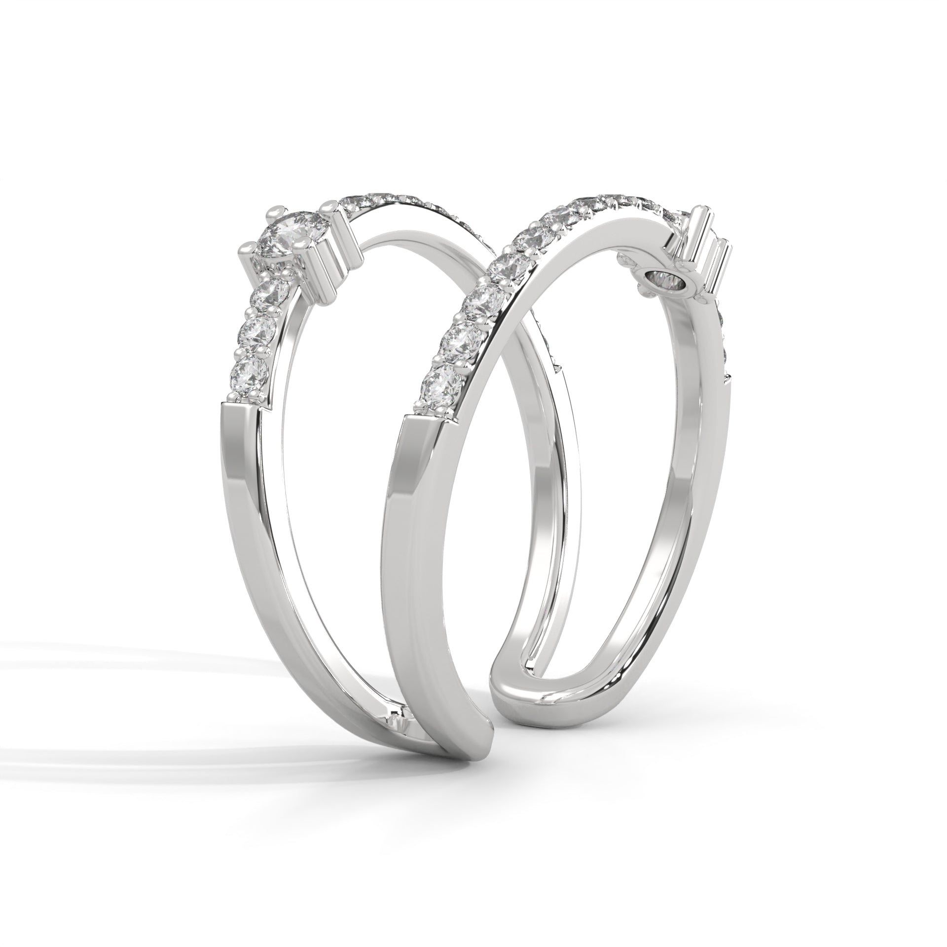 Radiant Flow Lab Grown Diamond Ring