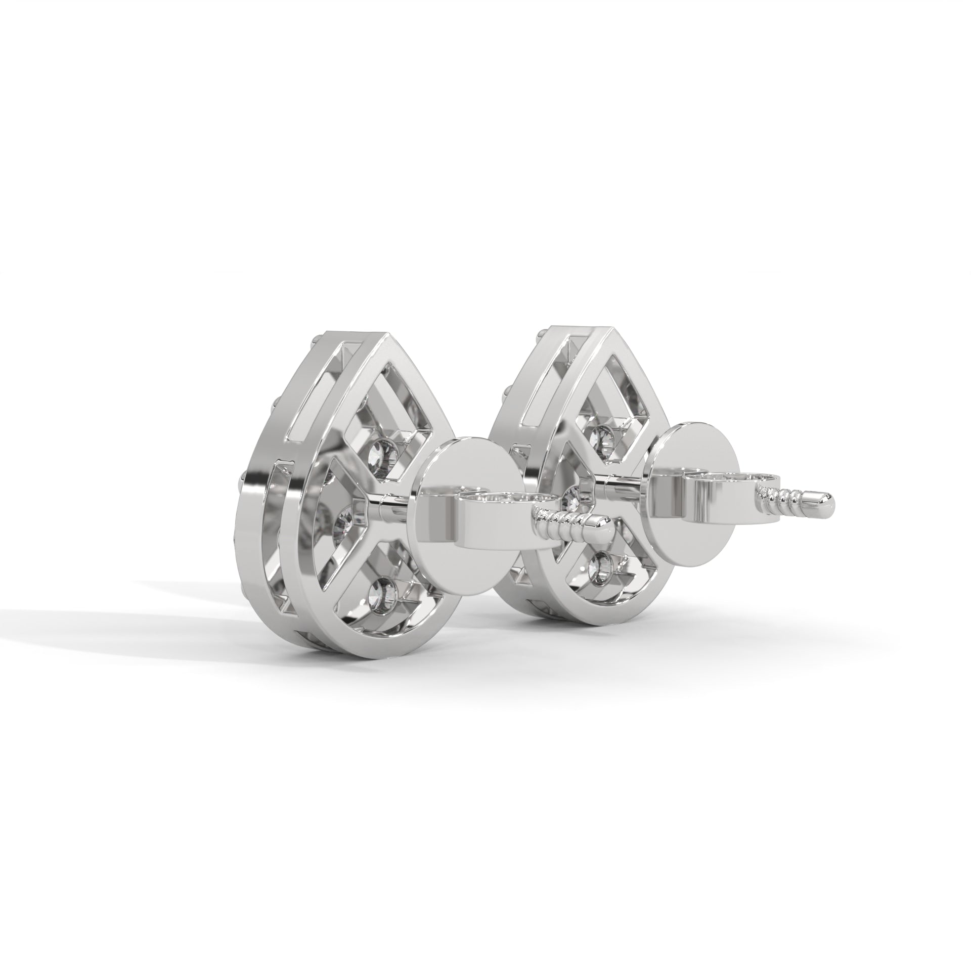 Luminous Teardrop Lab Grown Diamond Earrings