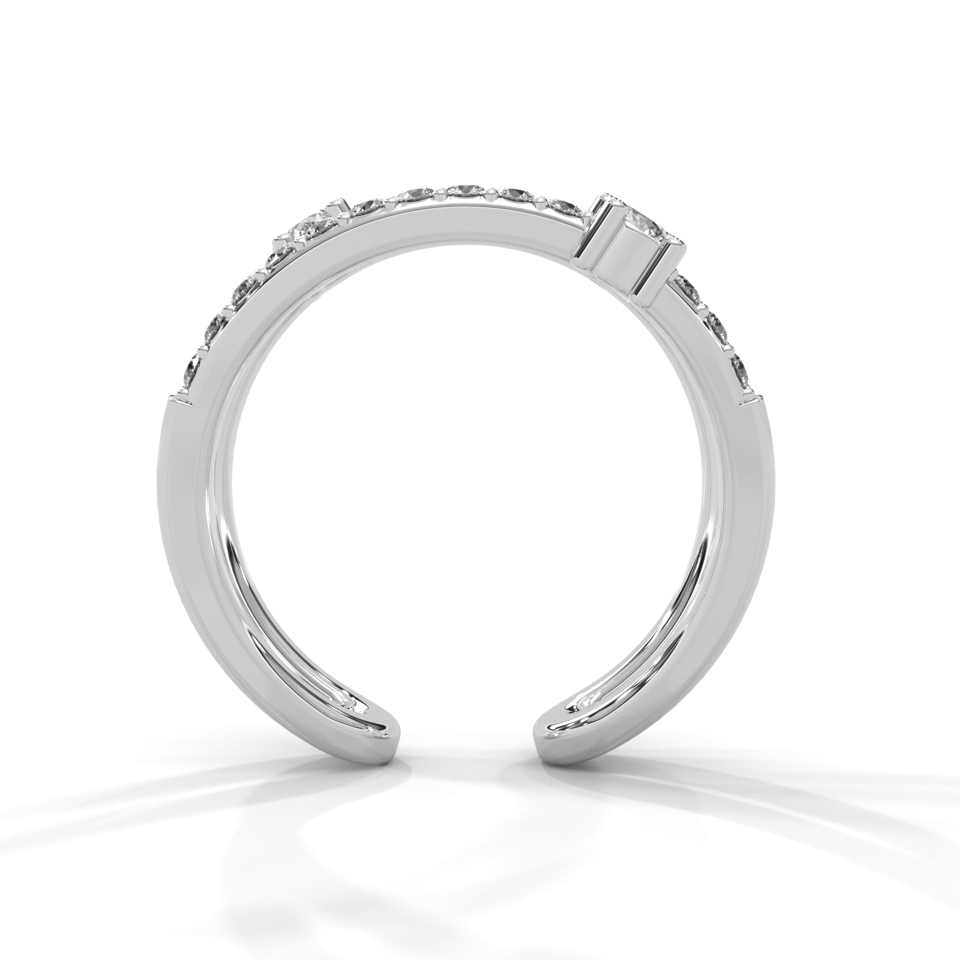 Radiant Flow Lab Grown Diamond Ring