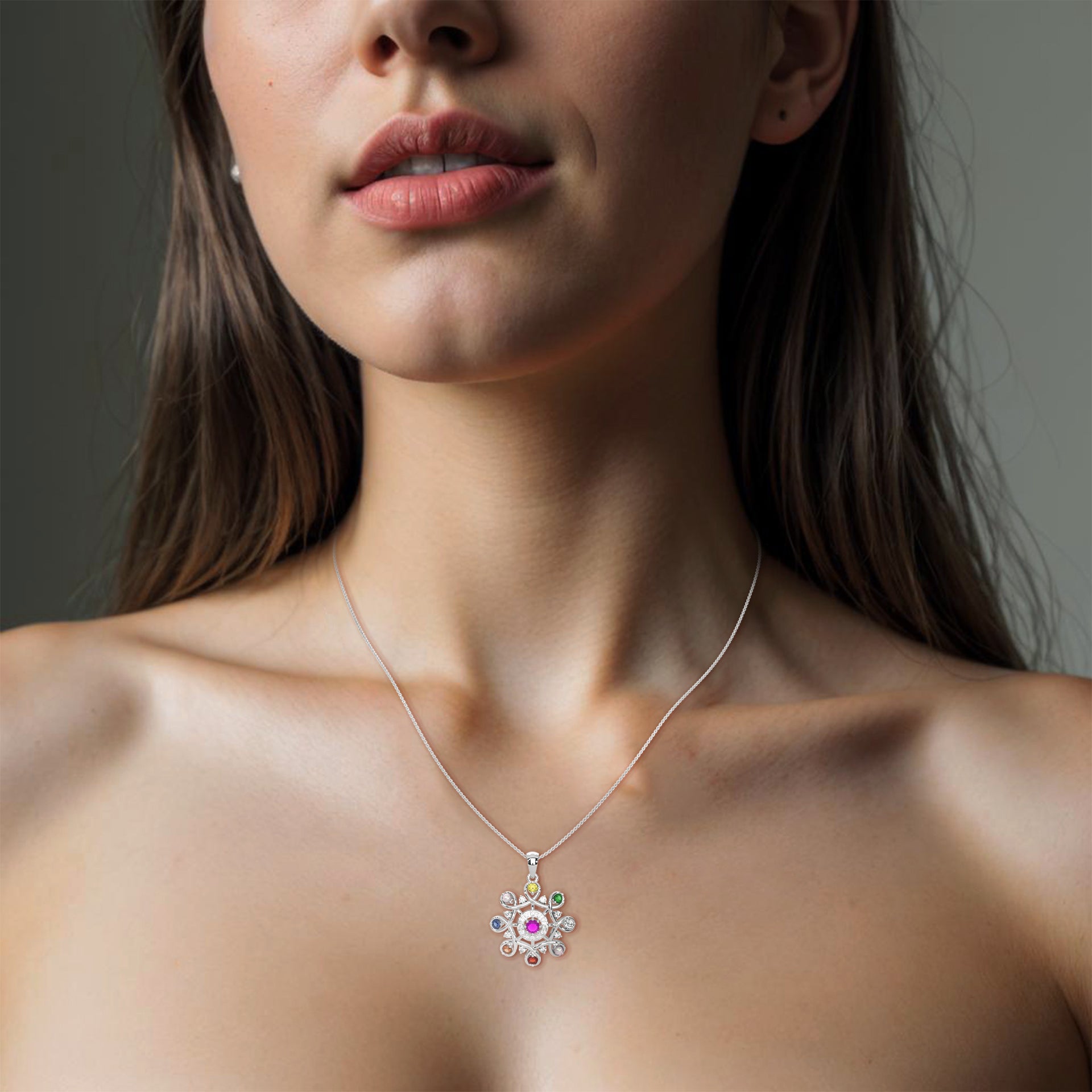 Divine Constellation Lab Grown Diamond Pendant