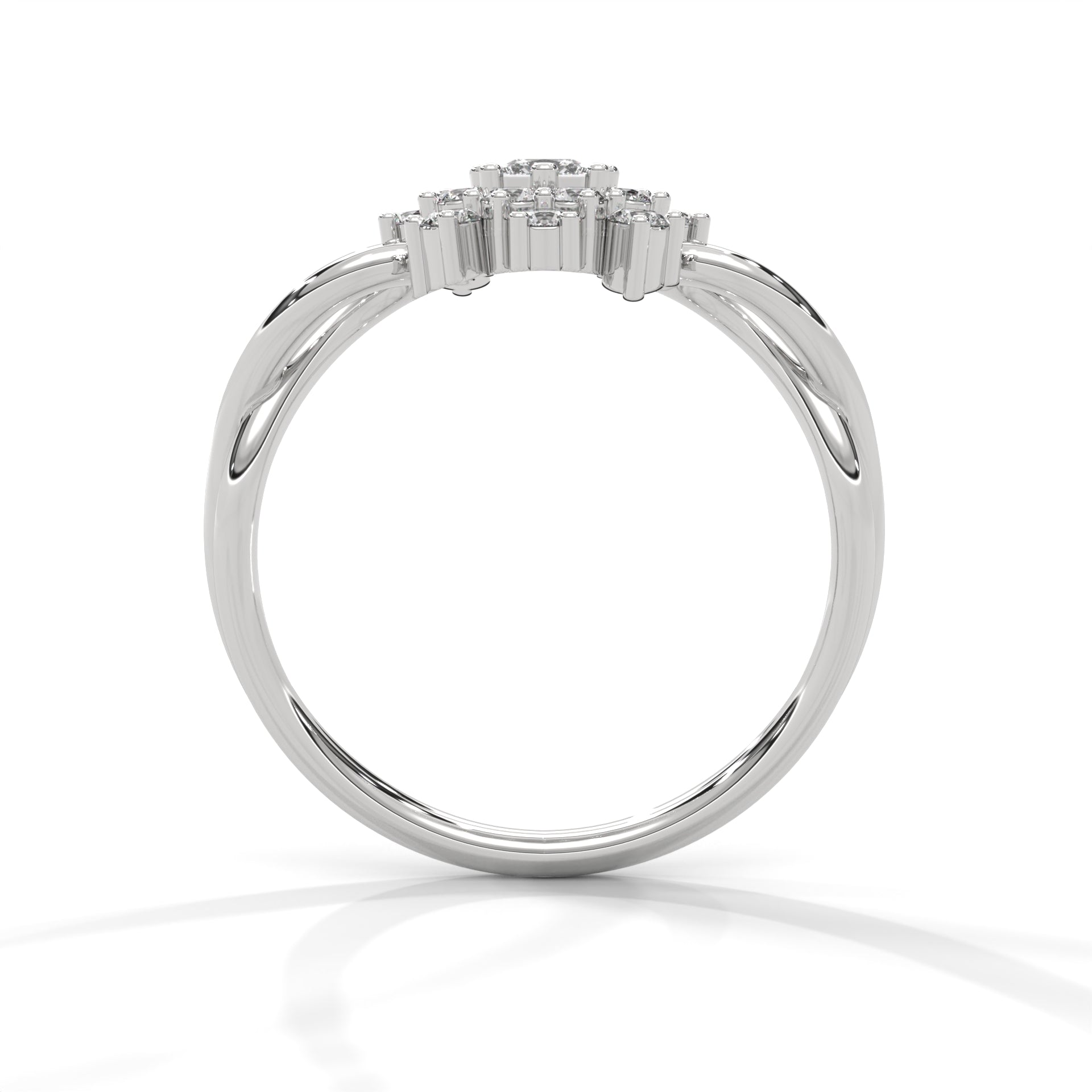 Celestial Blossom Lab Grown Diamond Ring