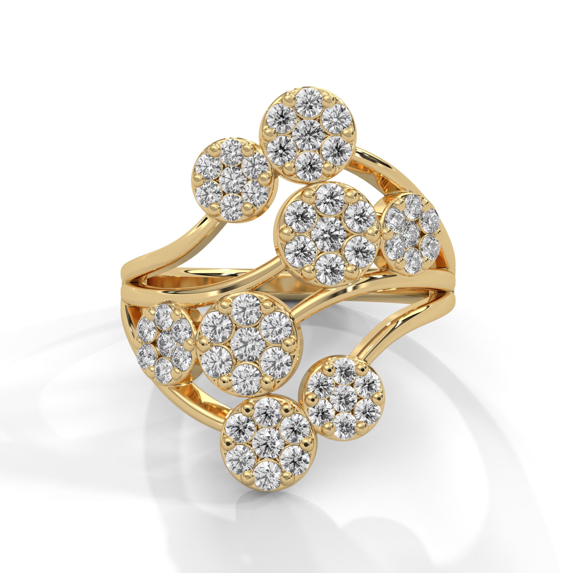 Stardust Symphony Lab Grown Diamond Ring