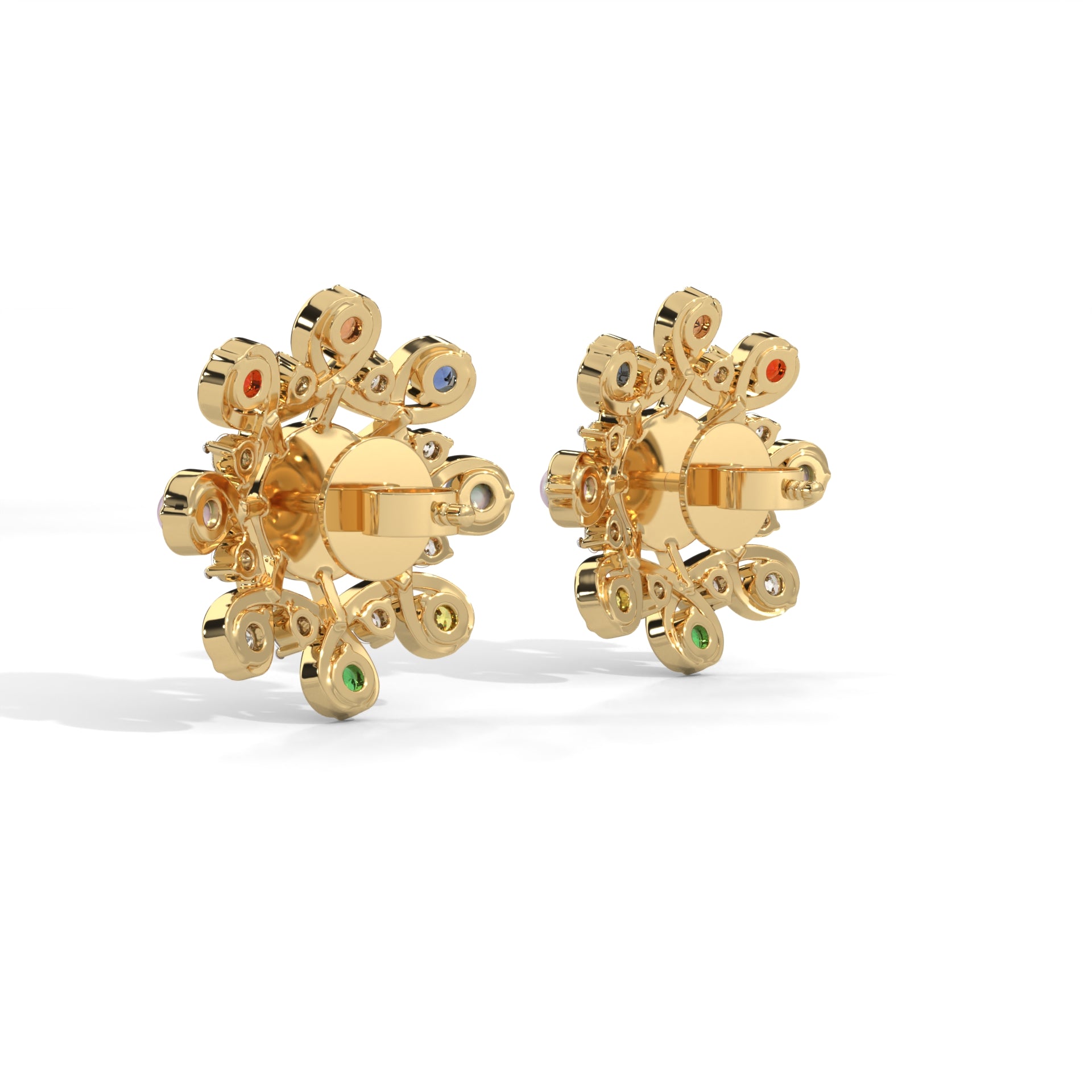 Swirling Lab Grown Diamond Harmony Studs