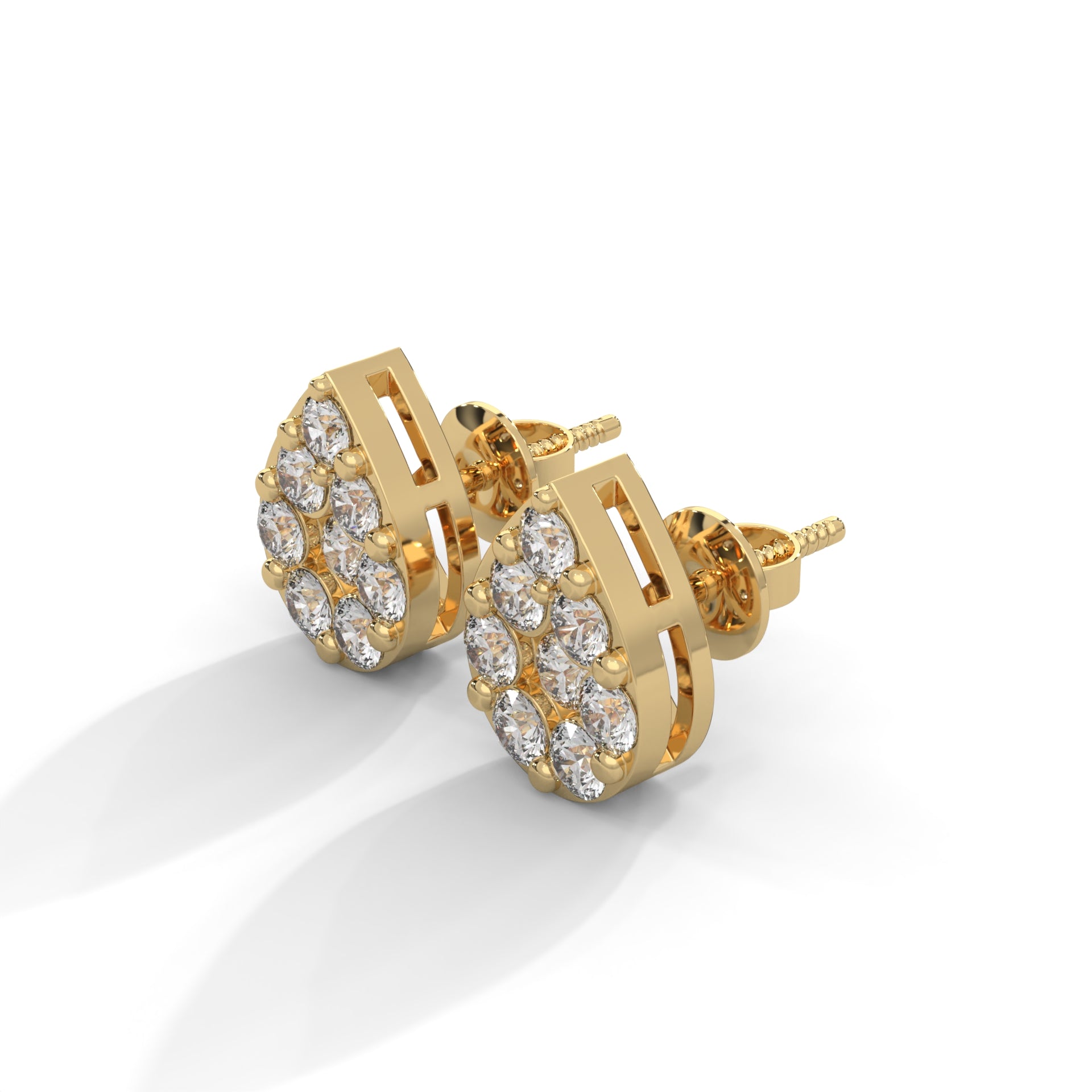 Luminous Teardrop Lab Grown Diamond Earrings