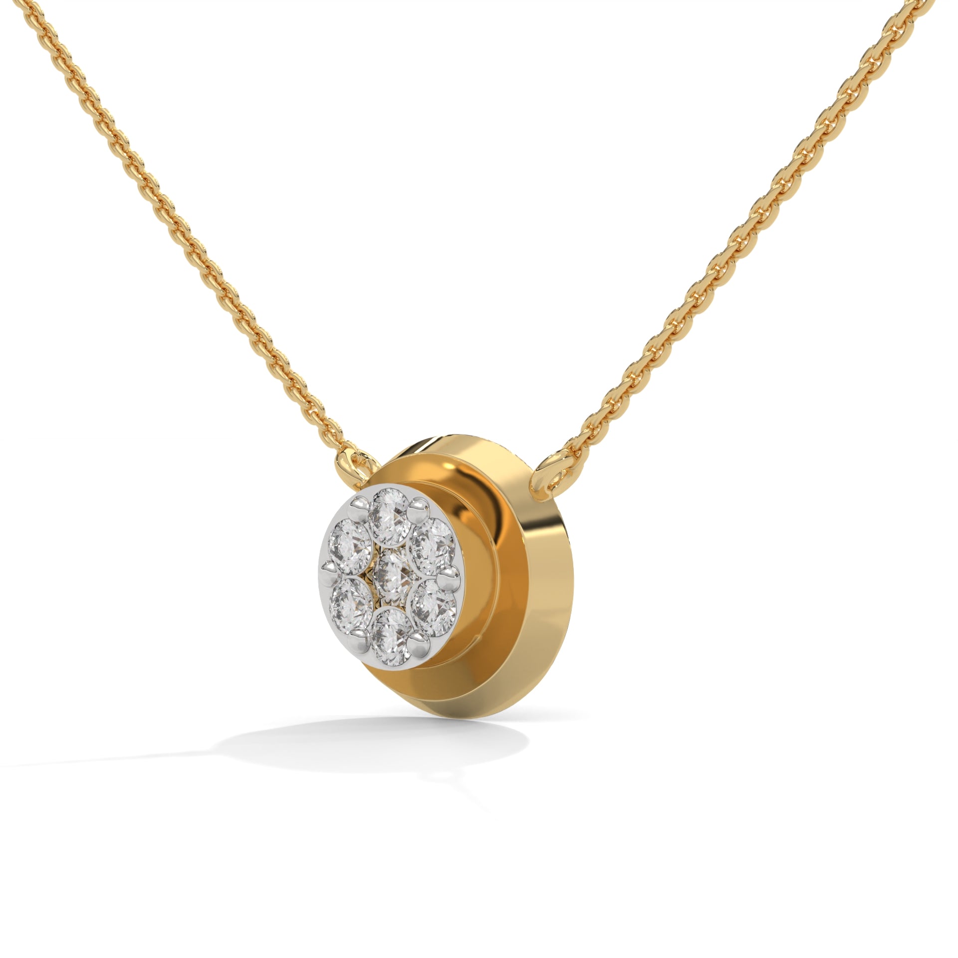 Celestial Cluster Lab Grown Diamond Pendant