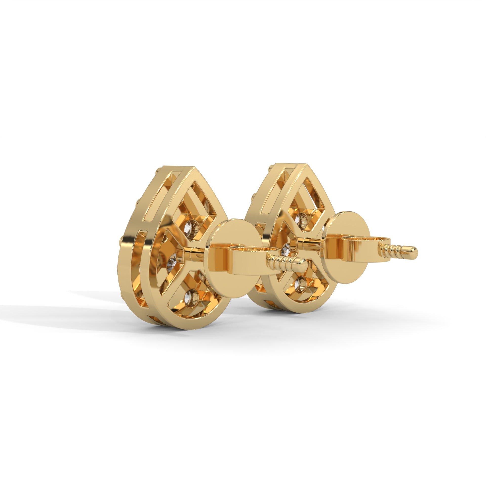 Luminous Teardrop Lab Grown Diamond Earrings