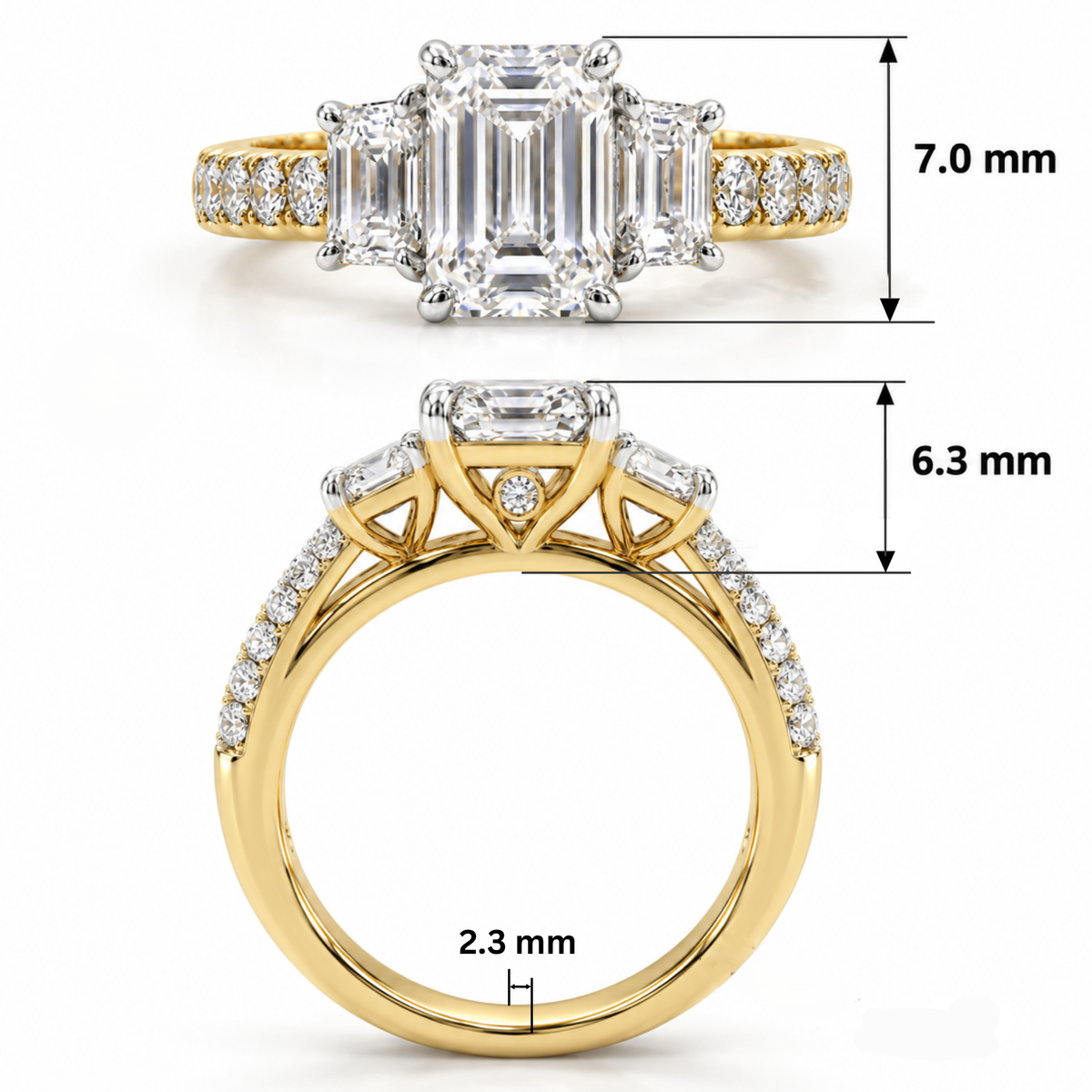 Veloura Solitaire Lab Grown Diamond Ring