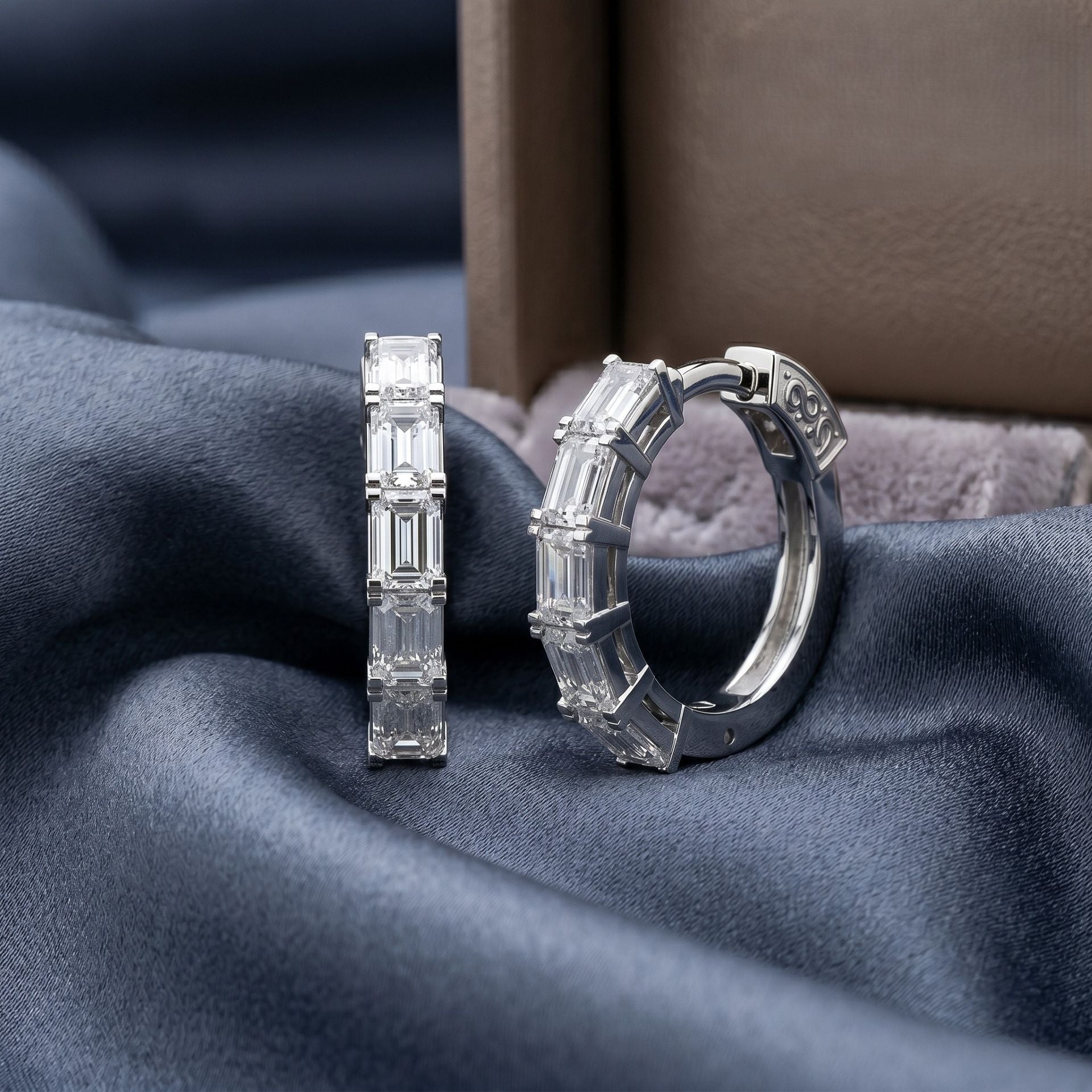 Rhythm Hoops Lab Grown Diamond Earrings