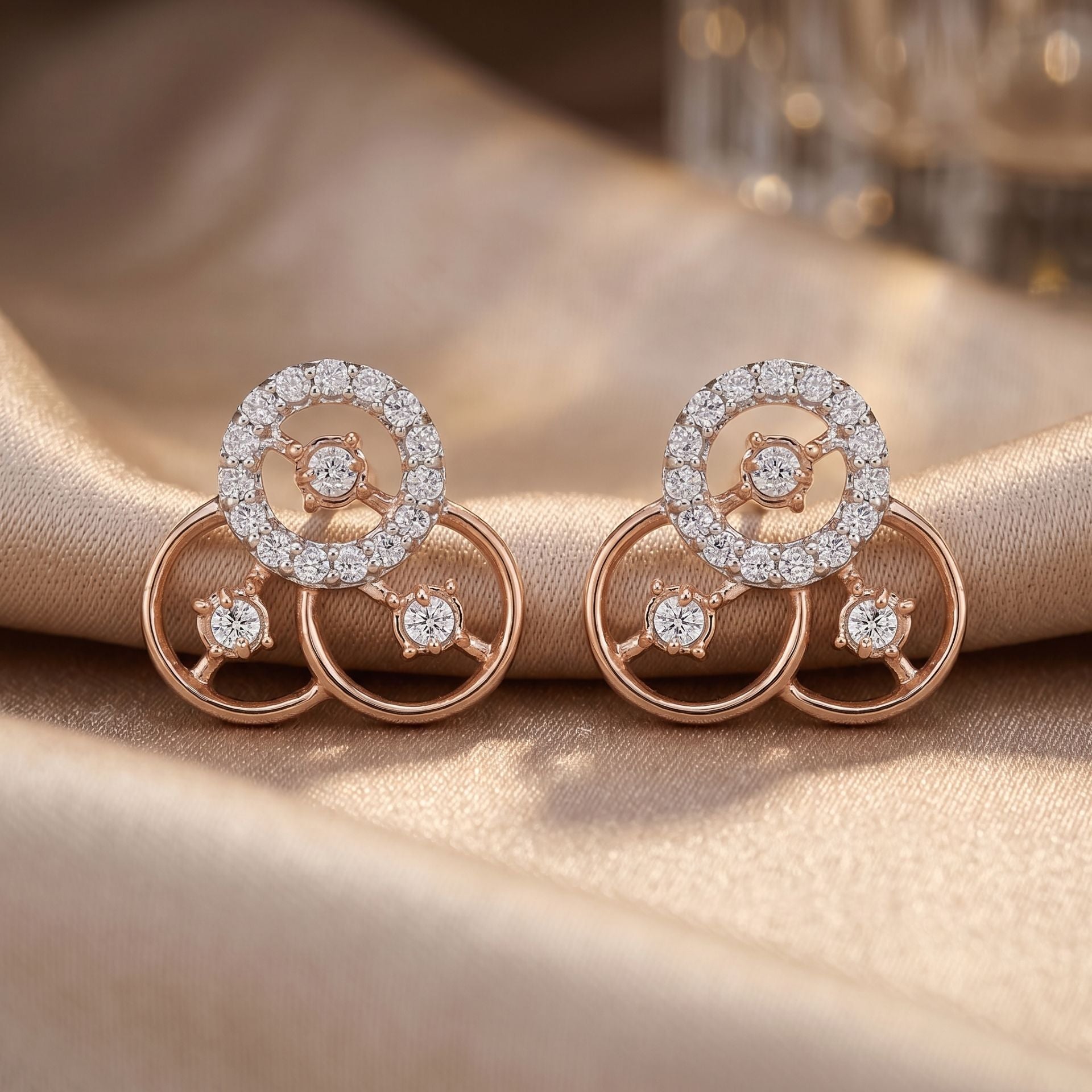 Radiant Orbit Lab Grown Diamond Earrings