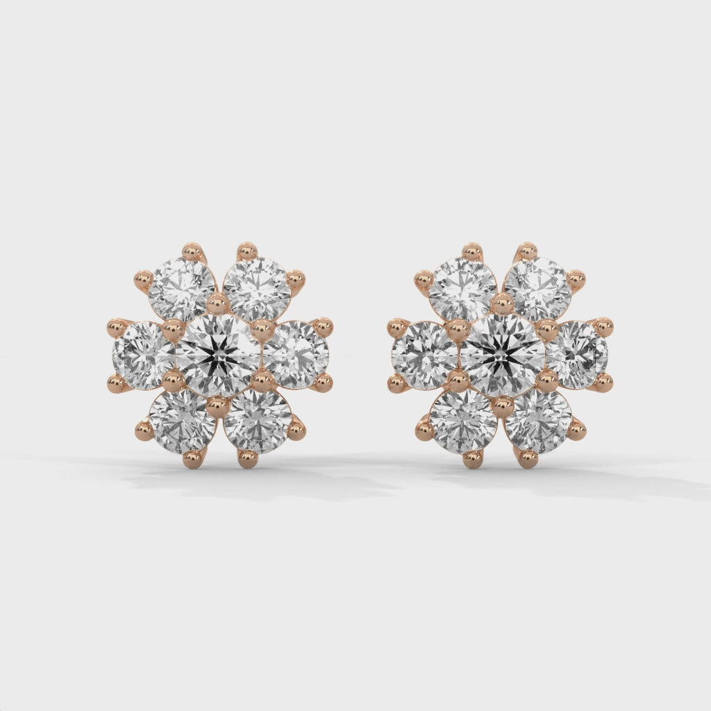 Blossom Lab Grown Diamond Earrings