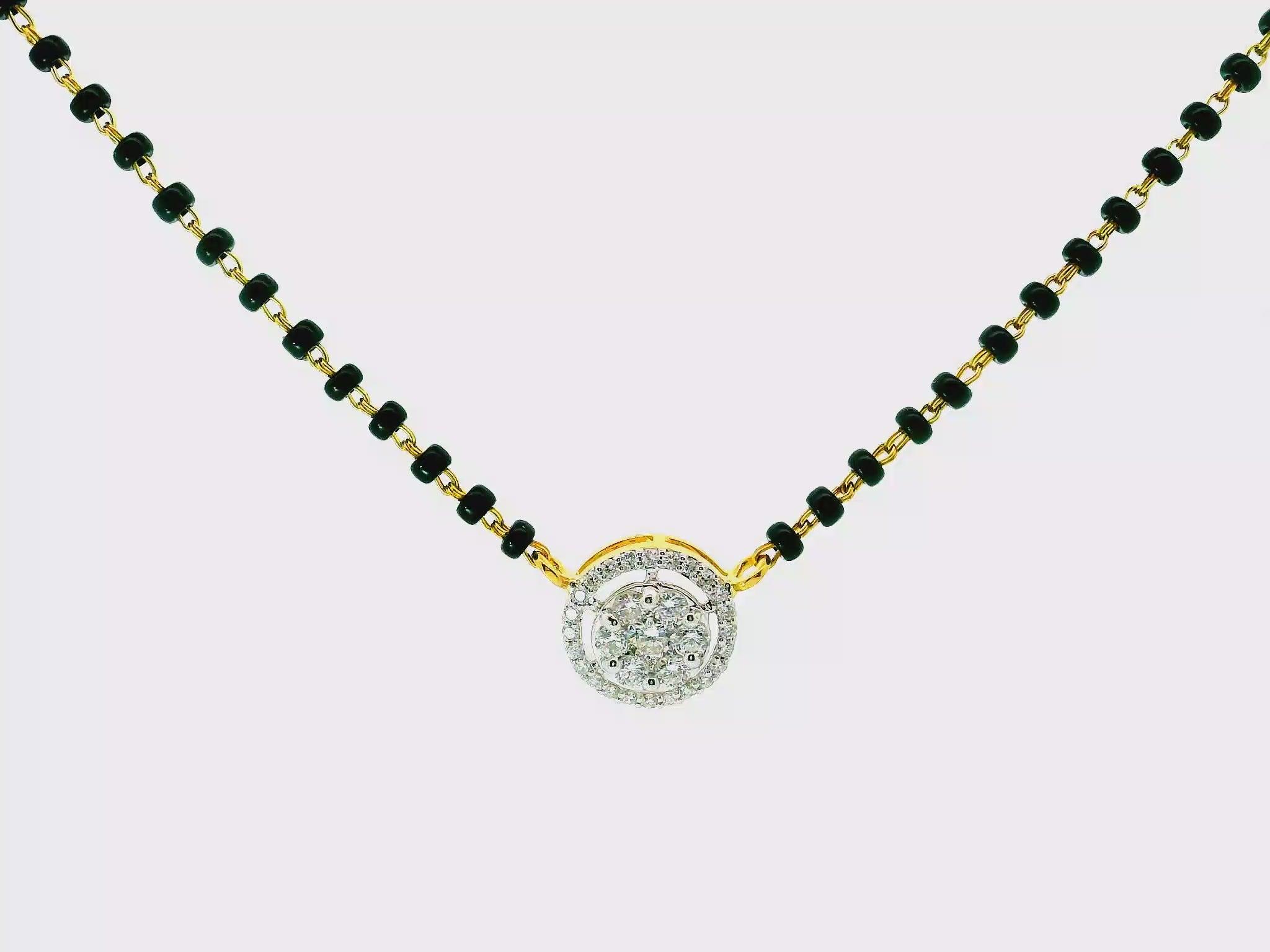 "Bindu Chakra" Lab Grown Diamond Mangalsutra