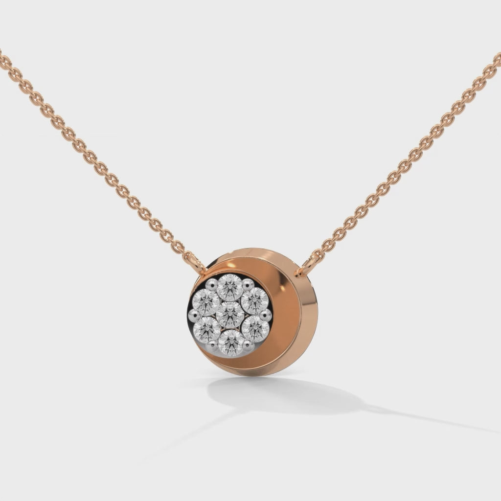 Celestial Cluster Lab Grown Diamond Pendant