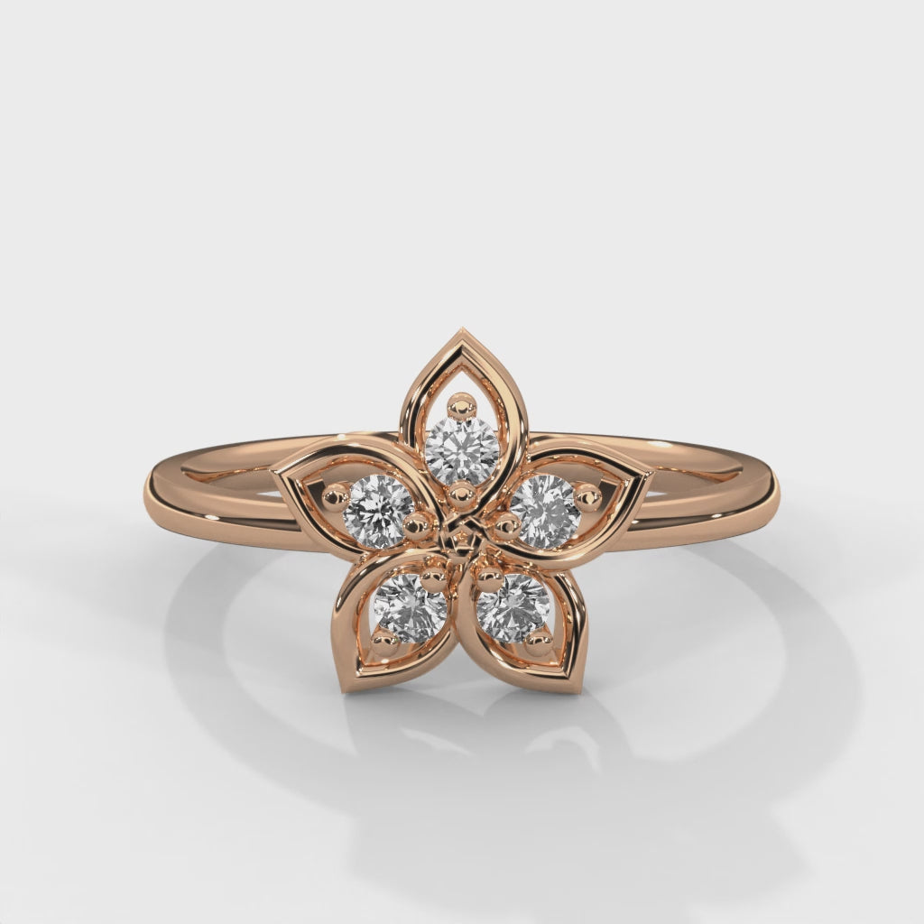 Blossom Lab Grown Diamond Floral Ring