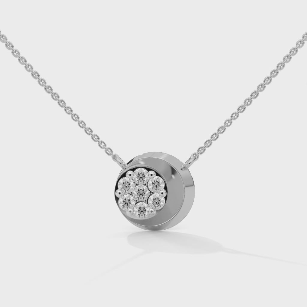 Celestial Cluster Lab Grown Diamond Pendant