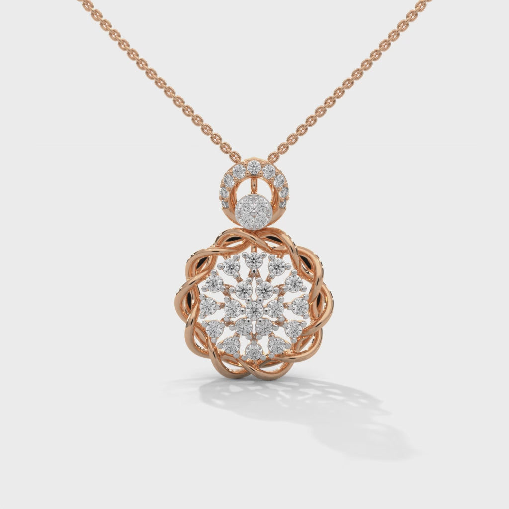 Enchanted Bloom Lab Grown Diamond Pendant
