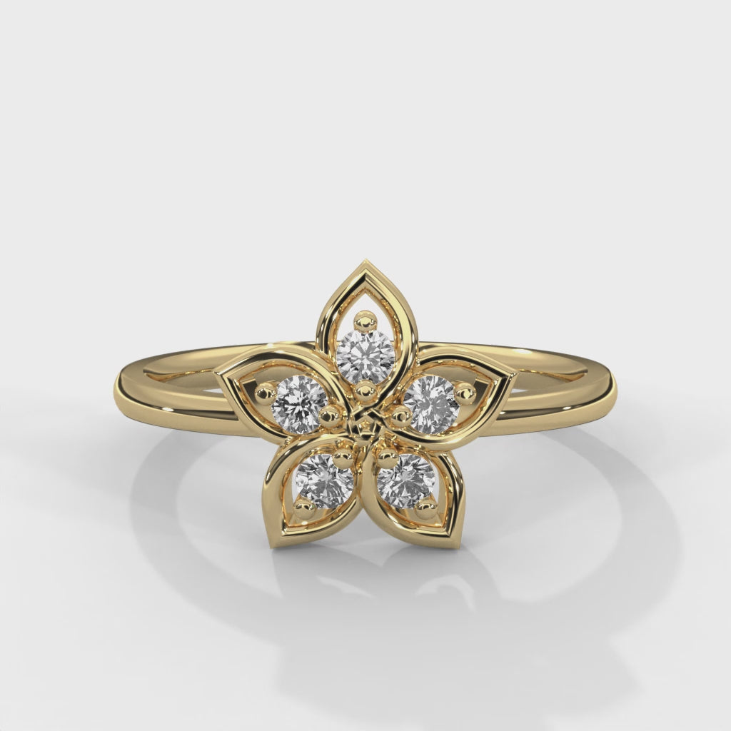 Blossom Lab Grown Diamond Floral Ring