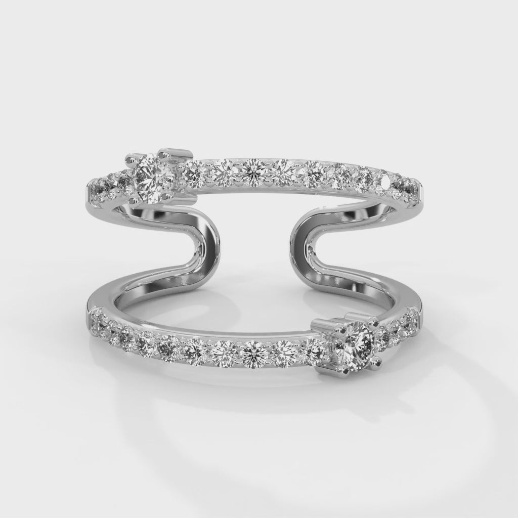 Radiant Flow Lab Grown Diamond Ring