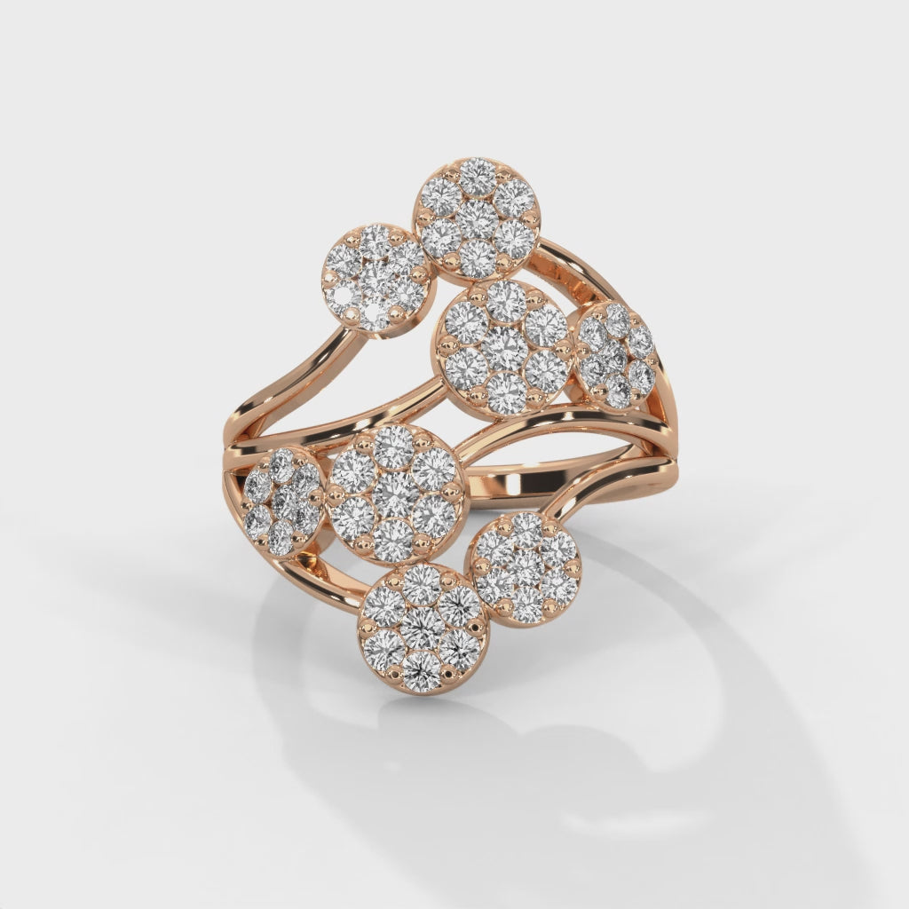 Stardust Symphony Lab Grown Diamond Ring