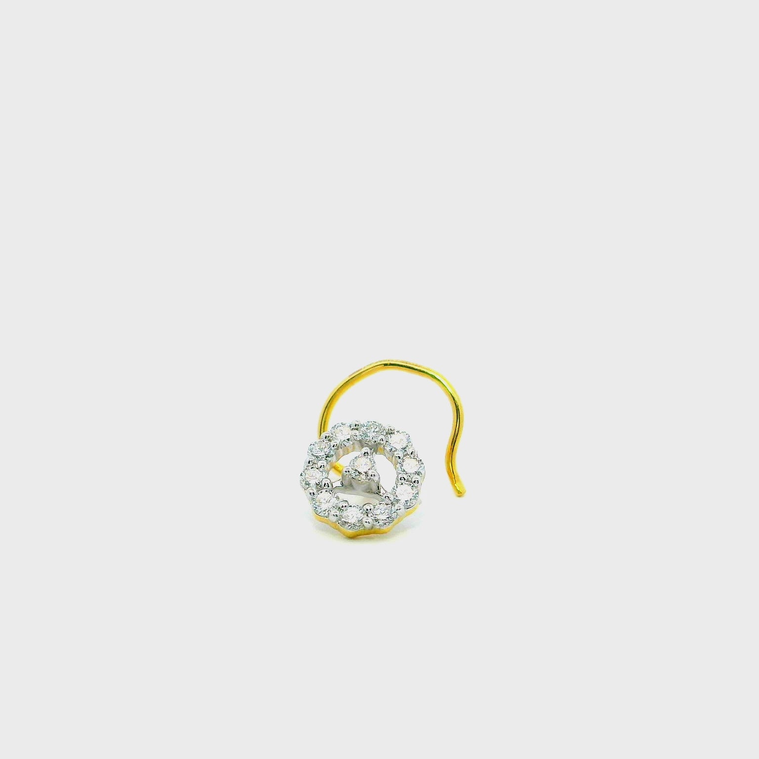 Aura Harmony Lab Grown Diamond Nosepin