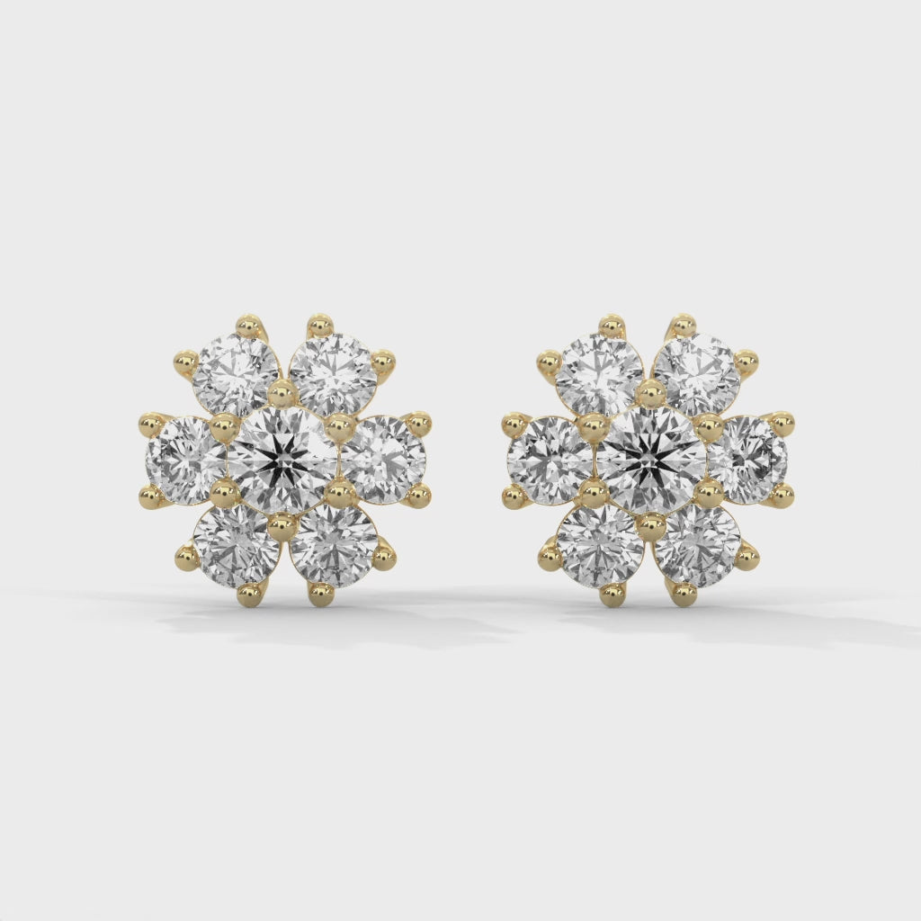 Blossom Lab Grown Diamond Earrings