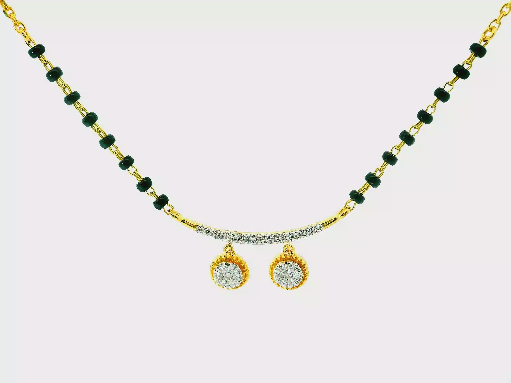 Twin Elegance Lab Grown Diamond Mangalsutra