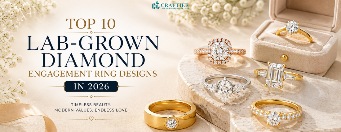 Top lab-grown diamond engagement ring designs in 2026.