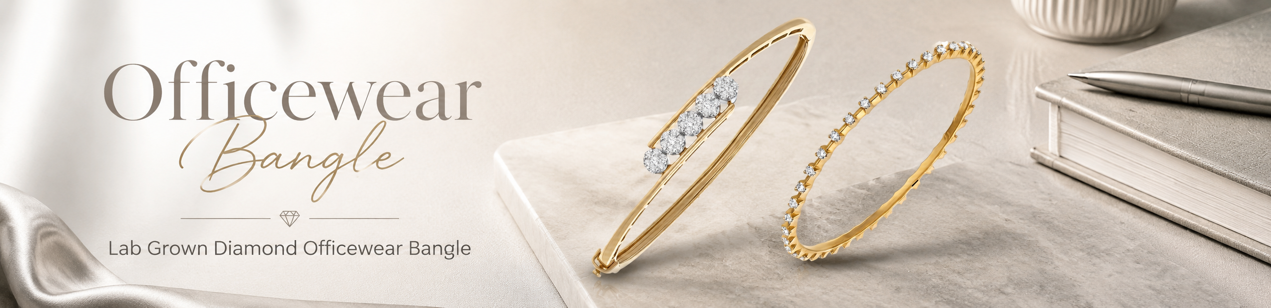 Workwear Diamond Bangle