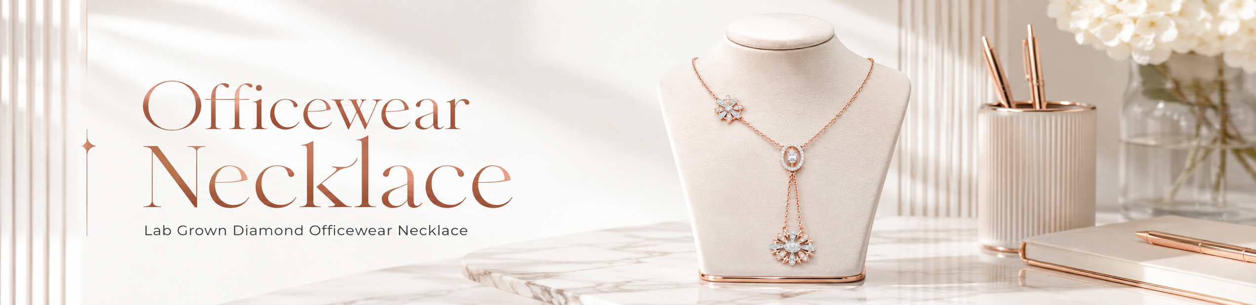 Workwear Diamond Necklace