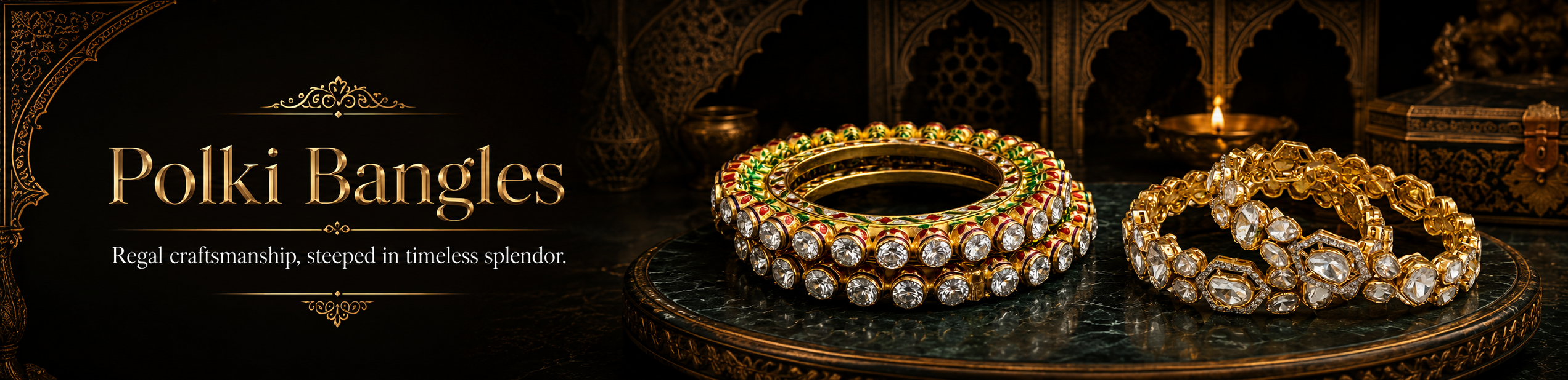 Polki Bangles