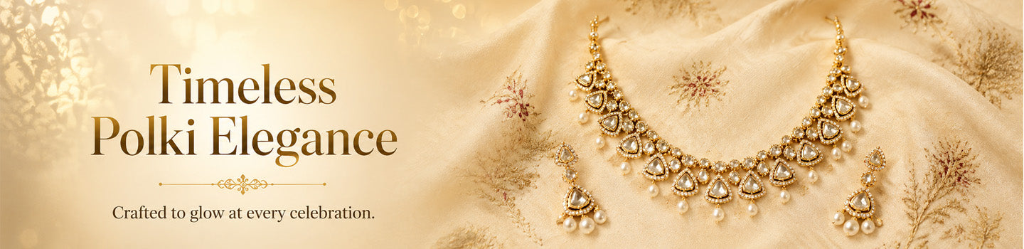 Polki Necklace Set