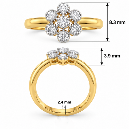 Elira Bloom Lab Grown Diamond Ring