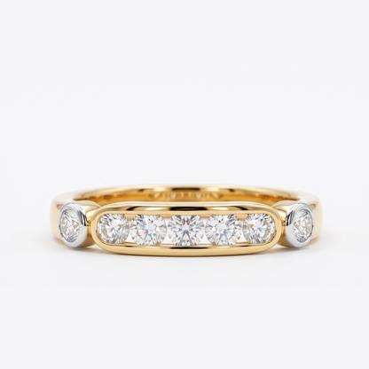 Celestia Linear Lab Grown Diamond Ring