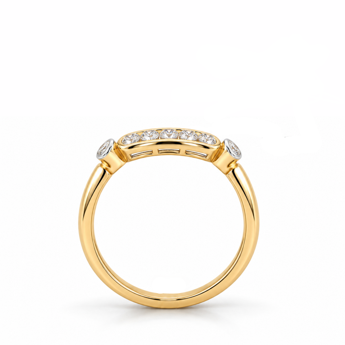 Celestia Linear Lab Grown Diamond Ring