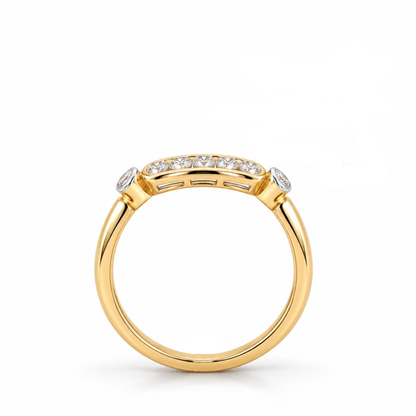 Celestia Linear Lab Grown Diamond Ring