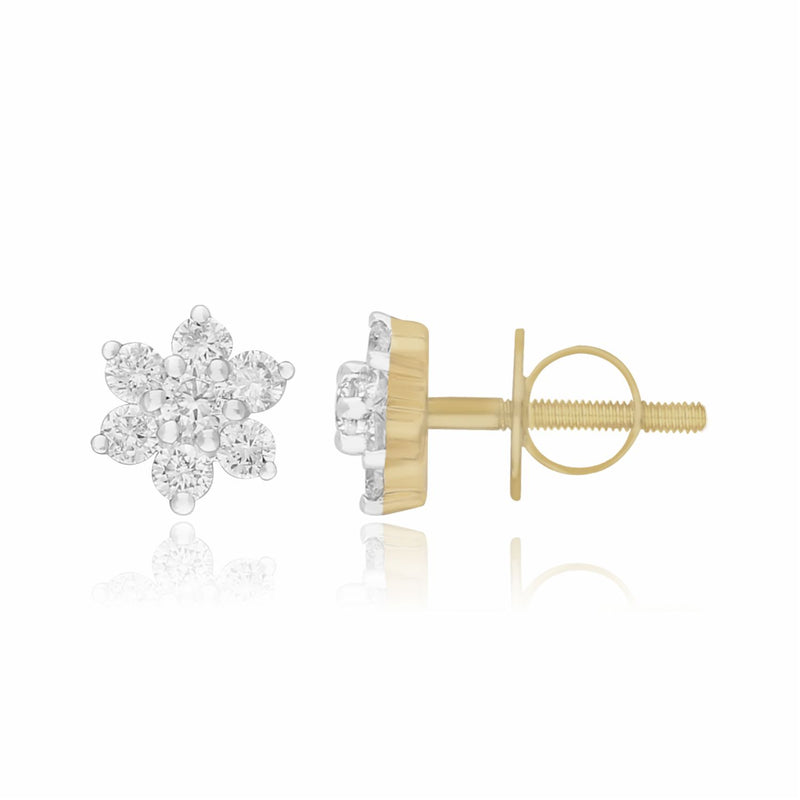Frosted Prime Lab Grown Diamond Earrings