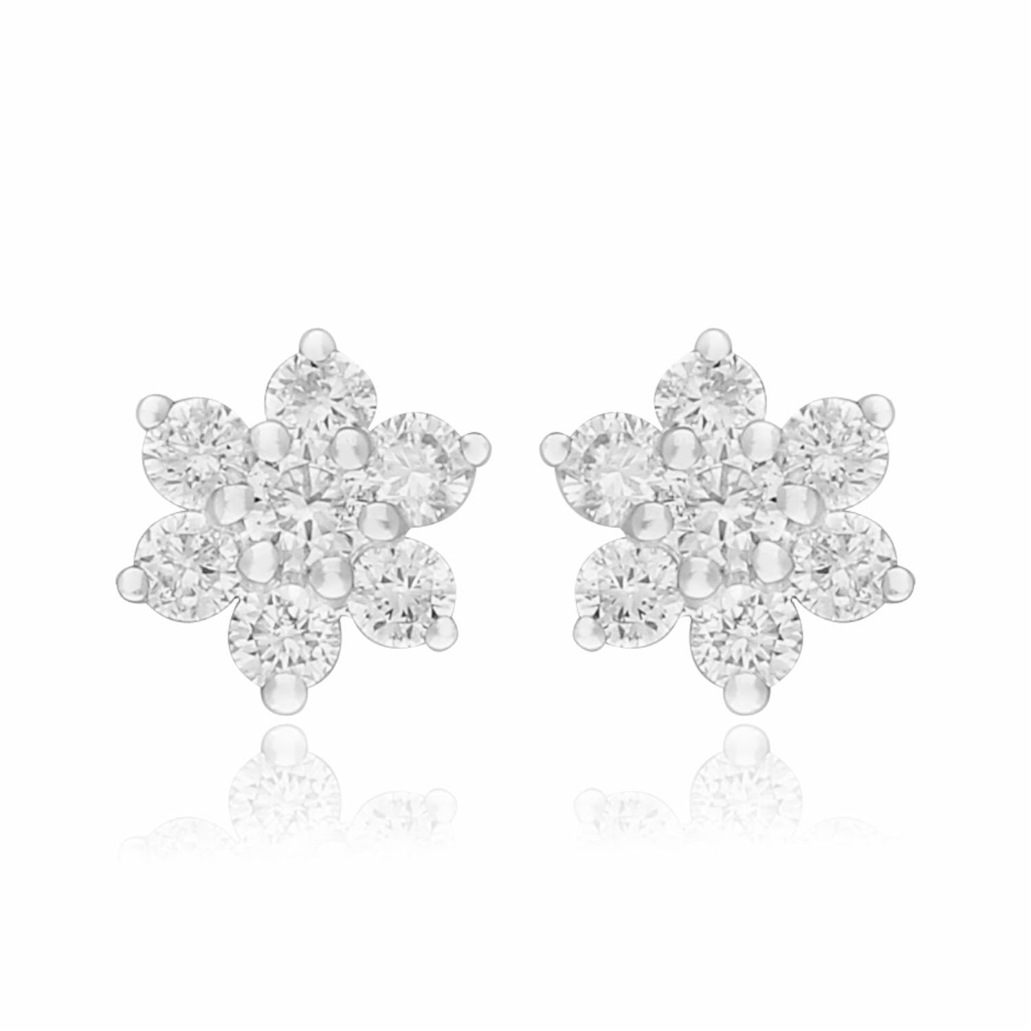 Frosted Prime Lab Grown Diamond Earrings